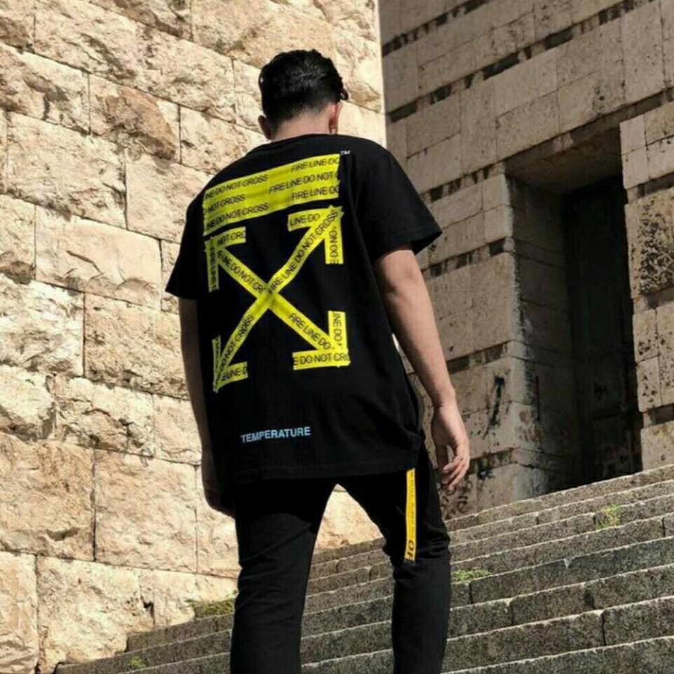 [HCM]Áo OFF-WHITE Đen Vàng