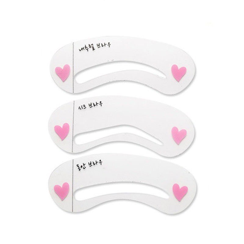 Set 3 thẻ khuôn vẽ lông mày tiện dụng