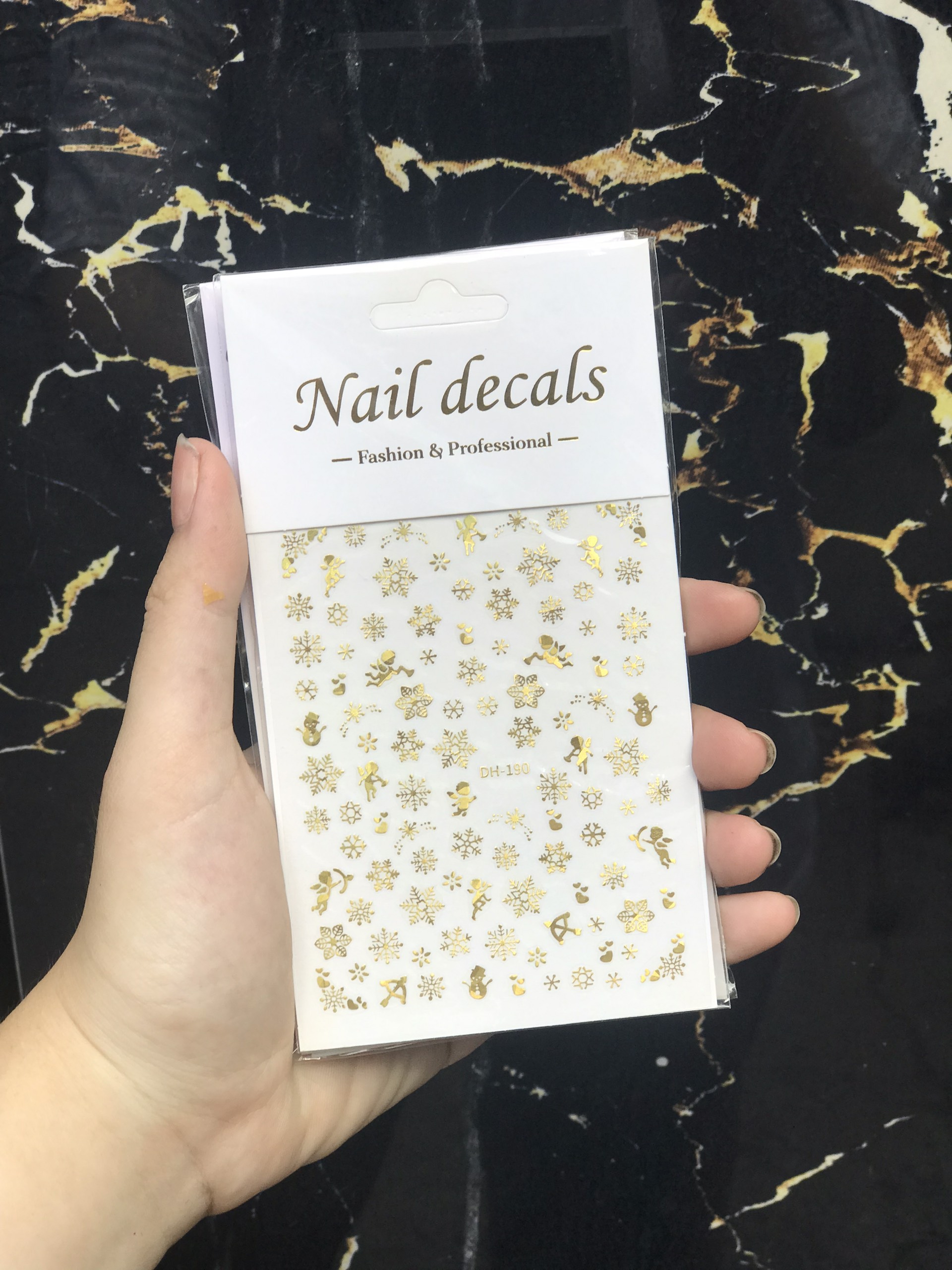 Nail sticker Noel dán móng tay - Chân
