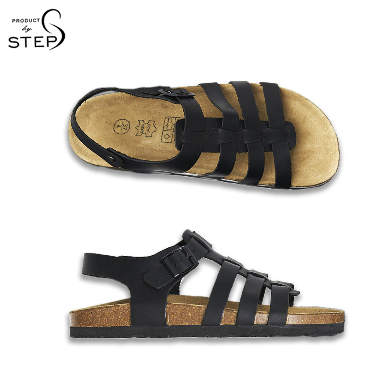 [HCM][Sandal] Giầy đế trấu Unisex Da thật chiến binh (size 35-45)