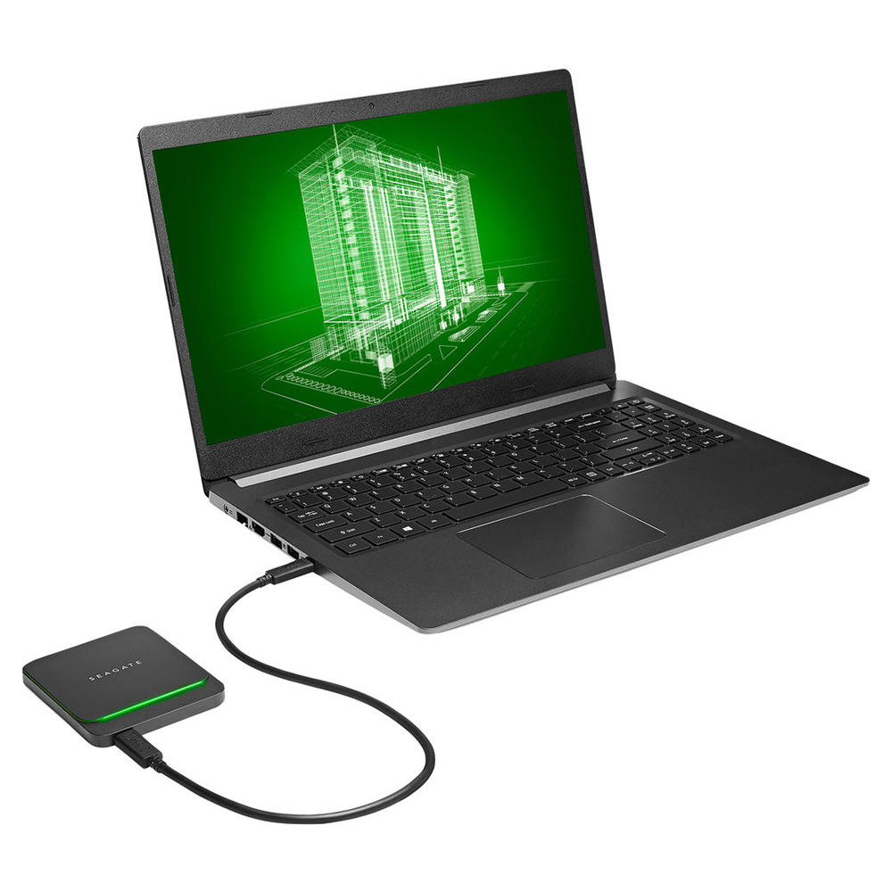 Ổ cứng di động SSD Seagate Barracuda Fast 2TB USB-C  – ĐEN (BLACK)