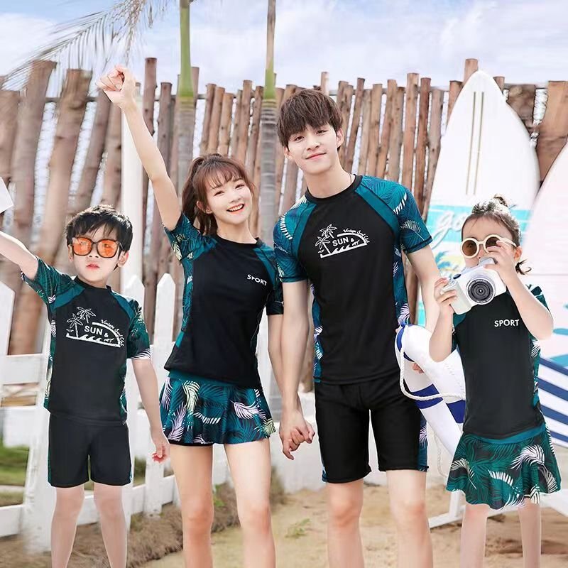 Đồ bơi bé gái, bộ bơi bé trai habi fashion hb2405 chất liệu co giãn cho bé trai, bé gái từ 18-66kg