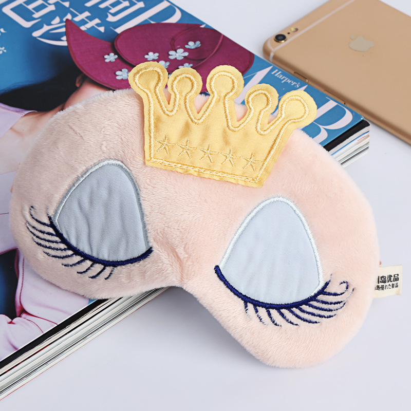 [HCM]Bịt Mắt Ngủ Miếng Che Mắt Ngủ Queen Mắt Nhắm Có Túi Gel - kireicos