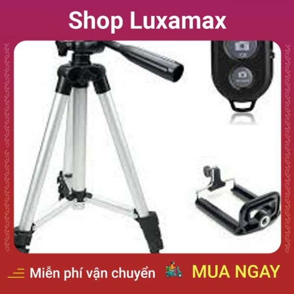 Chân máy ảnh/ Gậy chụp hình 3 chân dùng livestream TRIPOD: 3110 + Remote, 3120 + Remote (Hàng nhập khẩu) DTK14270619 - Shop Luxamax