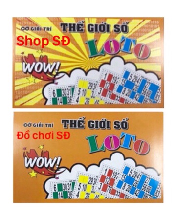 Cờ lô tô gỗ - cờ giải trí chơi vui