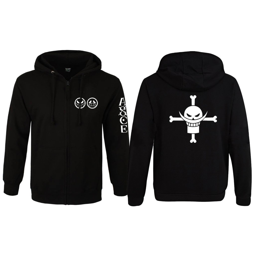 Áo khoác one piece râu trắng vải dầy