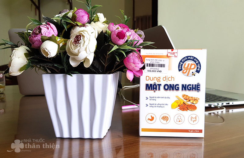 Dung Dịch Mật Ong Nghệ YPHUC - Hỗ trợ người bị viêm loét dạ dày, tá tràng, giảm các triệu chứng đầy hơi khó tiêu
