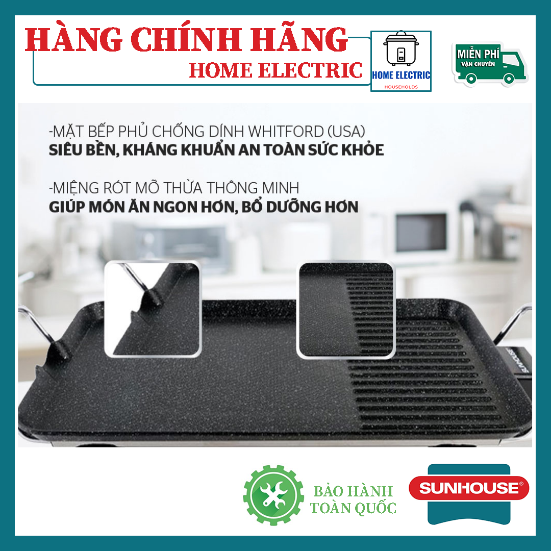 BẾP NƯỚNG ĐIỆN SUNHOUSE SHD4607
