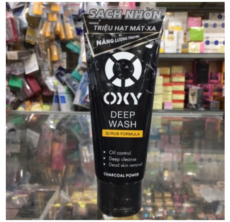 Kem rửa mặt Oxy deep wash max power 100g
