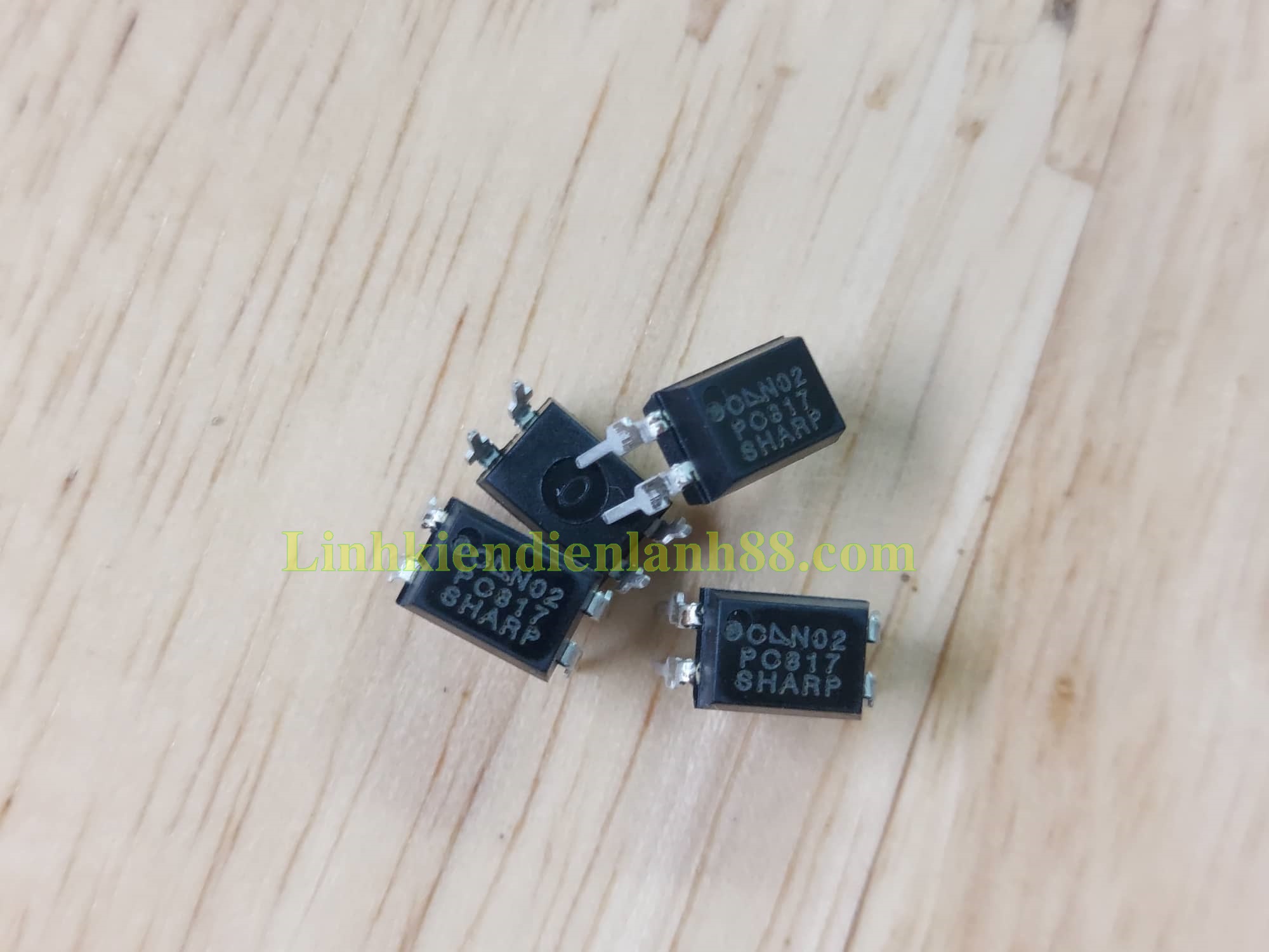 (10c) Photo quang(Opto) PC817 dip-4 mới, chính hãng Sharp 100%