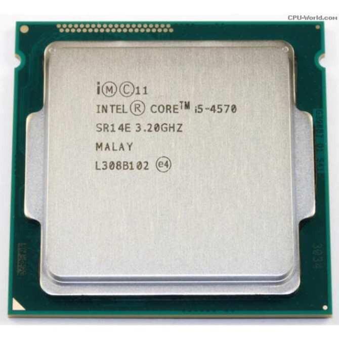 CPU Intel® Core™ i5 4570, up to 3.6GHz socket 1150( 4 lõi, 4 luồng, SmartCache 6MB)