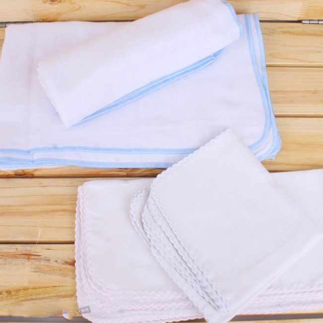Combo 10 khăn sữa cao cấp và 01 khăn tắm 4 lớp - hàng xuất nhật