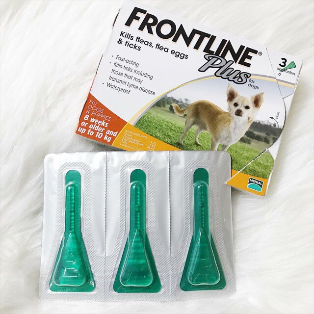 Thuốc Nhỏ Gáy  Ve Rận Frontline Plus Cho chó (< 10KG)