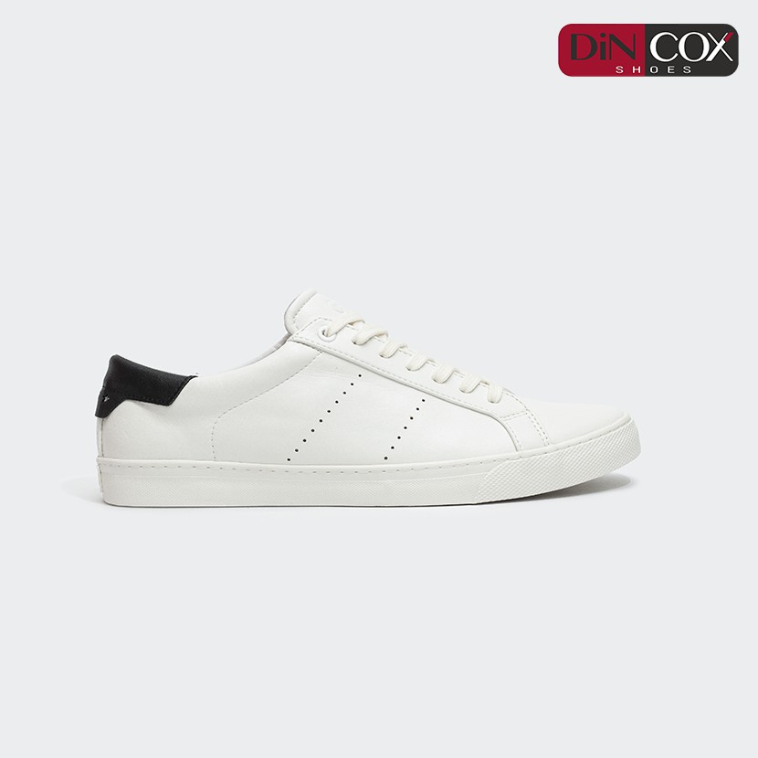 [HCM]Giày Dincox Sneaker Giày thể thao Nam chính hãng DINCOX C15 WHITE/BLACK Chất lượng Châu Âu Chất da PU nhập khẩu mềm êm ôm chân thoáng khí lớp lót cotton đế cao su lưu hóa mềm mẫu hottrend thịnh hành 2020 Dincox