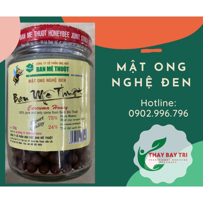 Mật ong nghệ đen 120gr