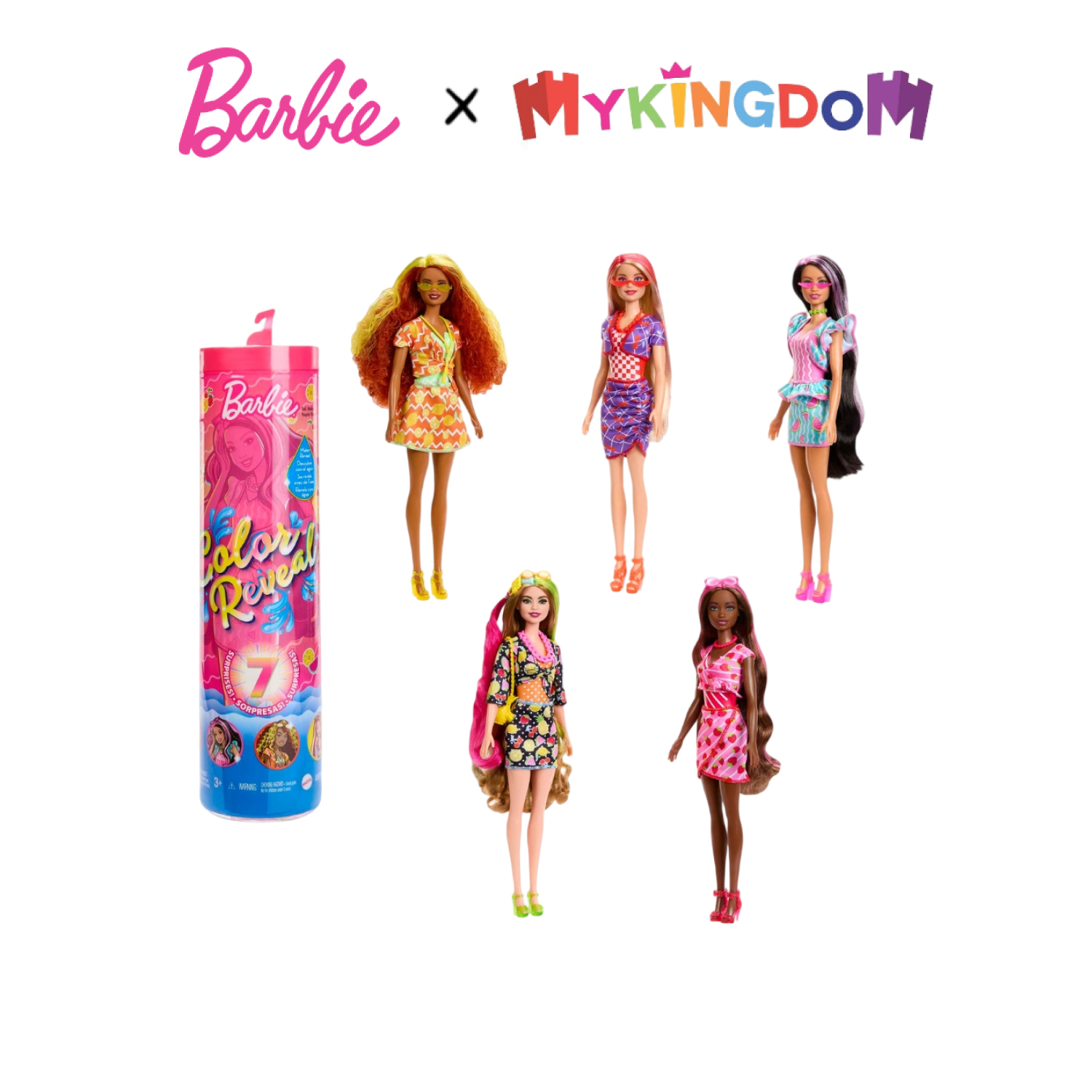 Đồ chơi barbie búp bê đổi màu - phiên bản thời trang trái cây hjx49