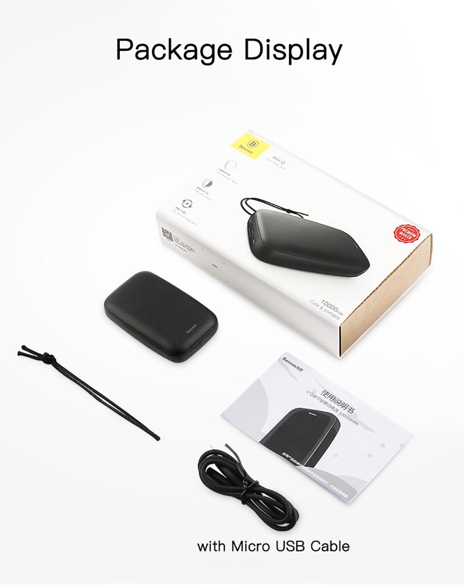 Pin dự phòng Baseus Mini Q 10.000mAh
