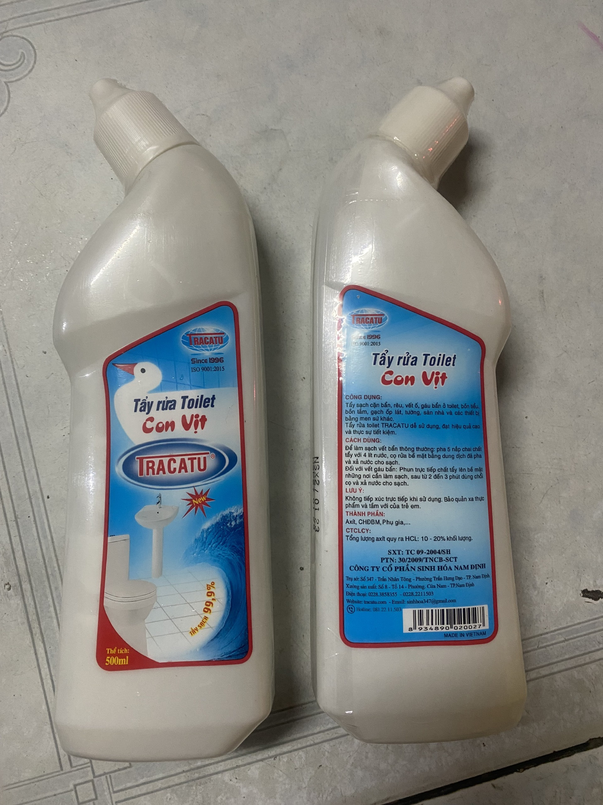 Nước tẩy con vịt TRACATU 500ml