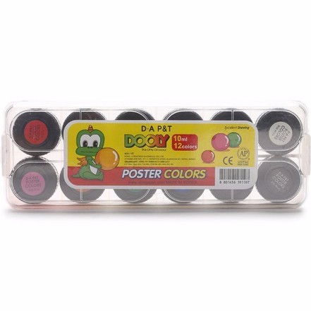 Bộ màu nước Hàn Quốc Dooly 10ml -12 Màu