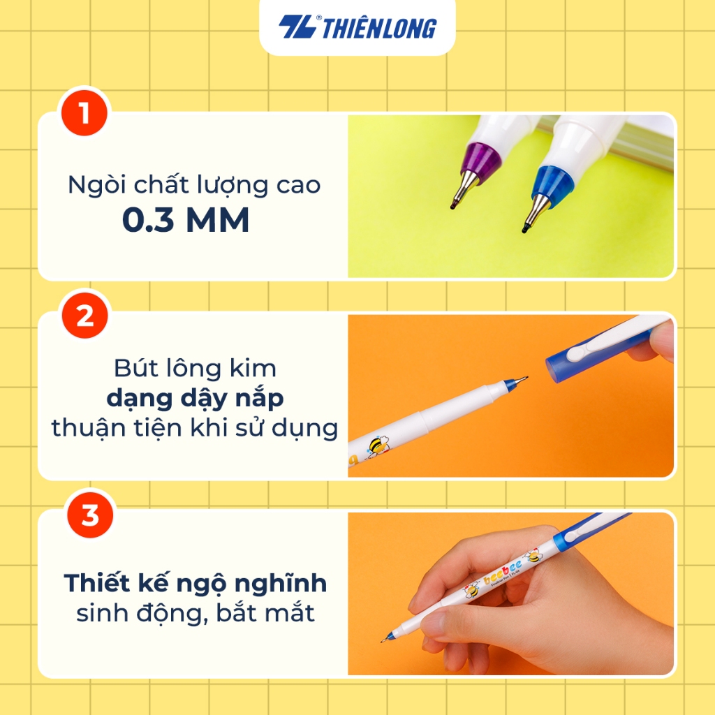 Bút lông kim Beebee Thiên Long FL-04