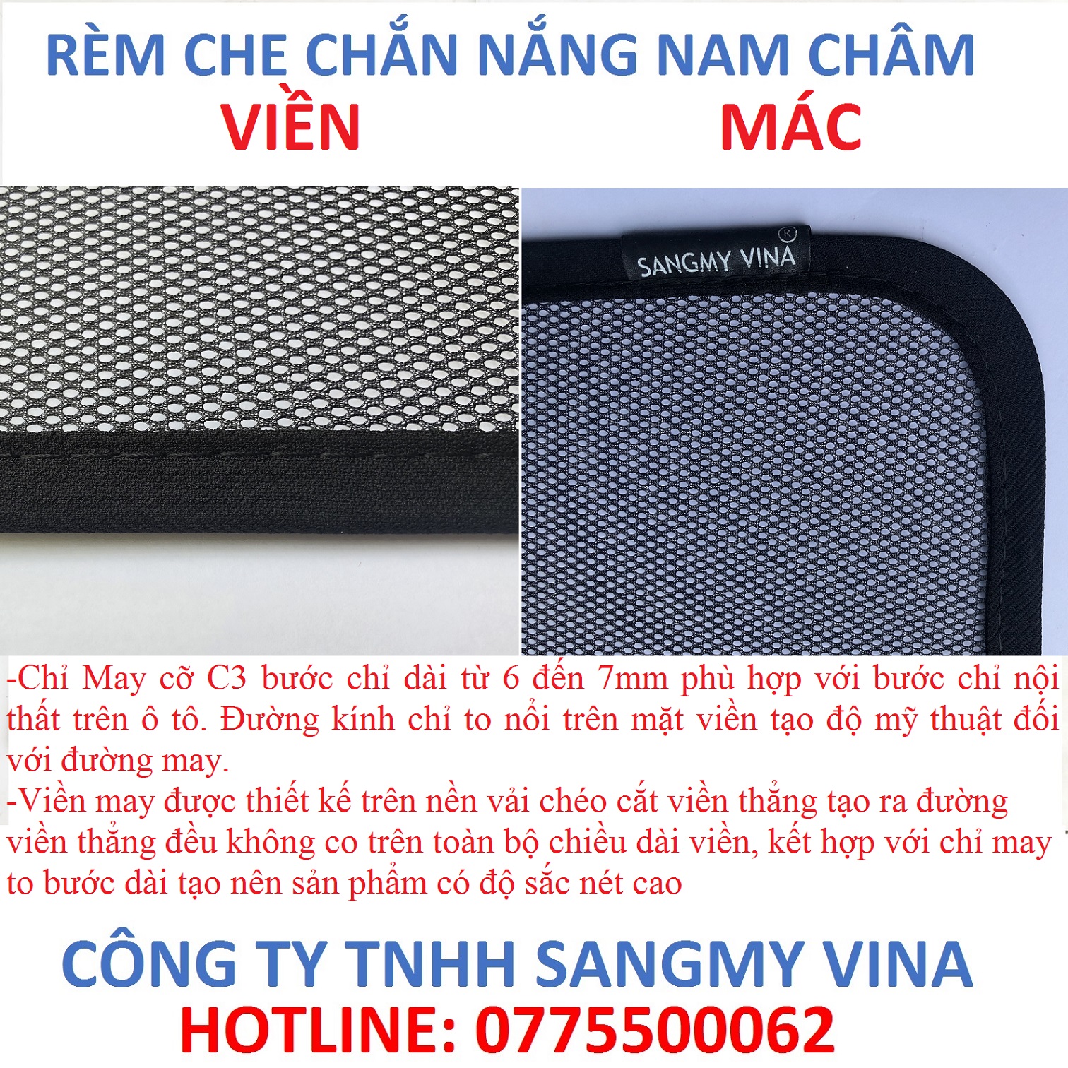 RÈM CHE NẮNG NAM CHÂM XE MITSUBISHI ATTRAGET