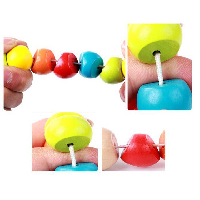 Đồ Chơi Con Sâu Uốn Dẻo Bằng Gỗ Cho Bé
