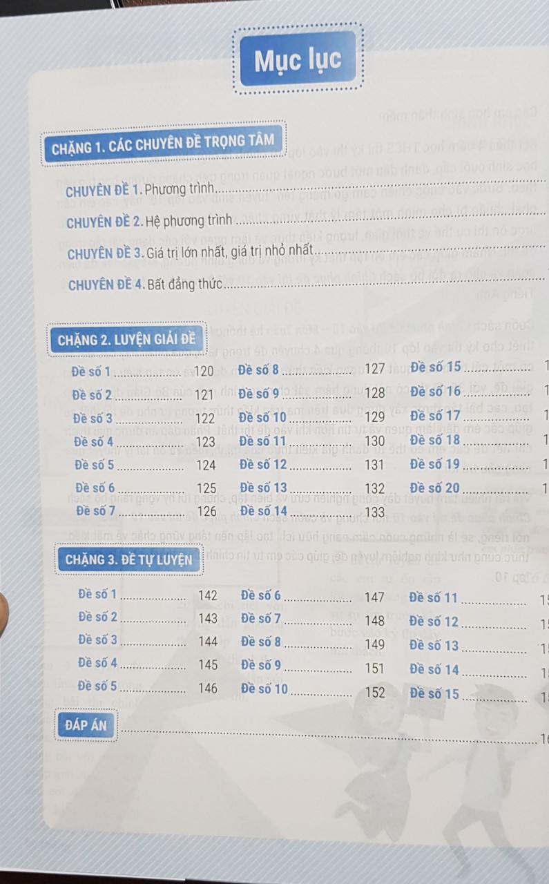 Chinh phục đề thi vào 10 môn Toán (bộ đề thi mới nhất)