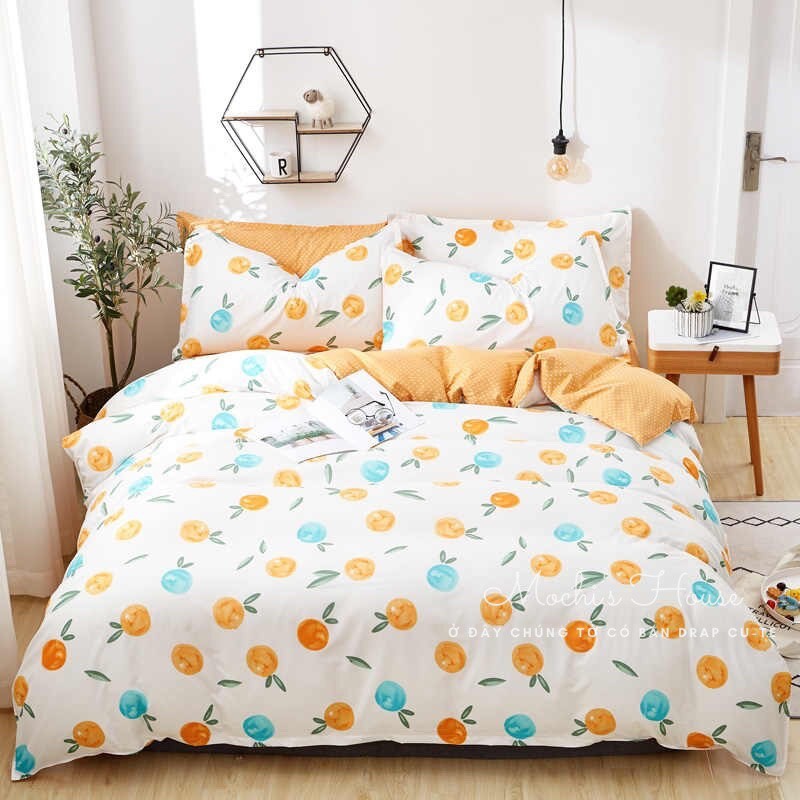 Bộ Ga Gối Coton Poly Nhập Khẩu❤️Miễn Phí Bo Chun❤️ (Chat Chọn Mẫu)