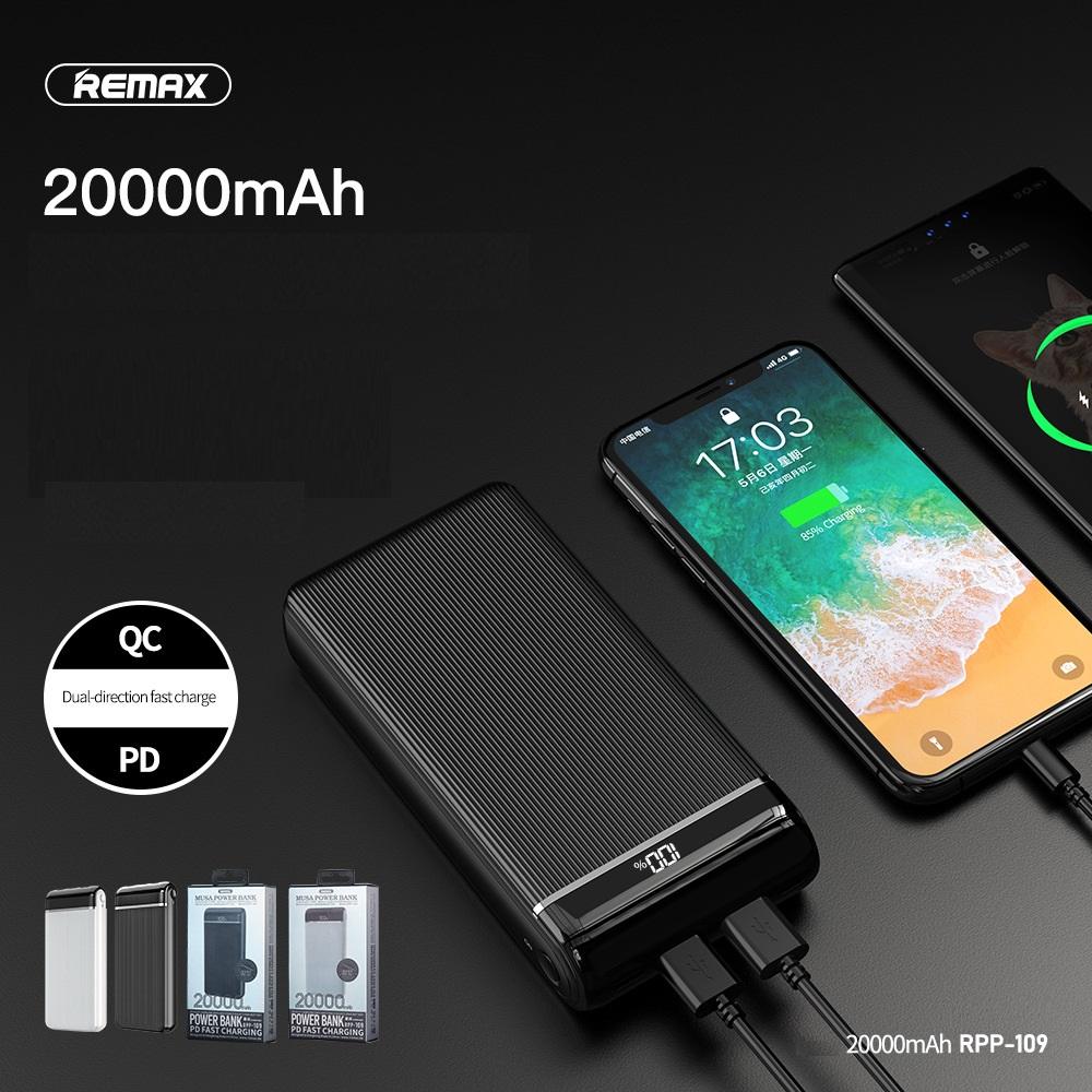 Sạc dự phòng Remax RPP-109 20000mAh