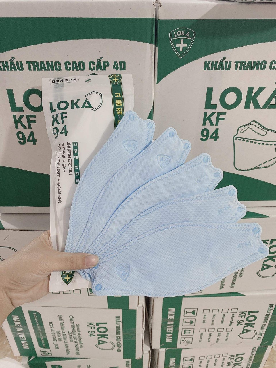 khẩu trang kf94 hãng LOKA mask