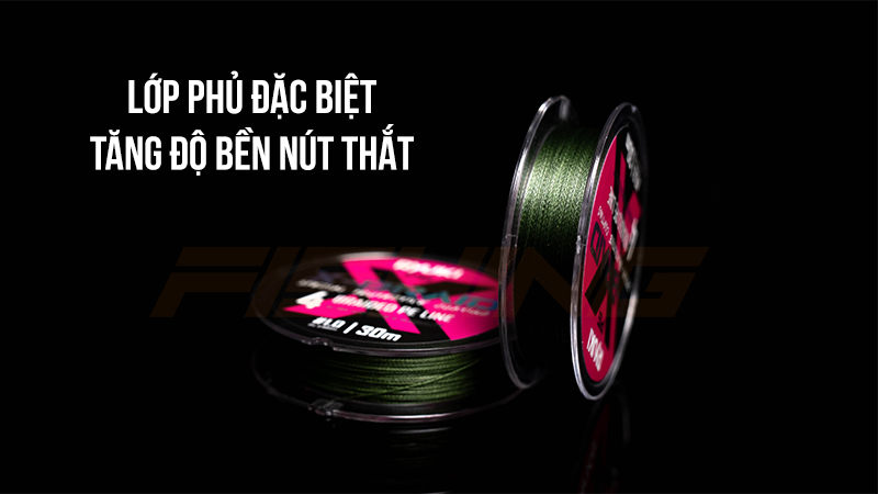 [Ảnh thật] [Chính hãng] Dây Pe Ryuki 4 X-Braid. 4 lõi mềm mượt.Dùng cho câu Đài