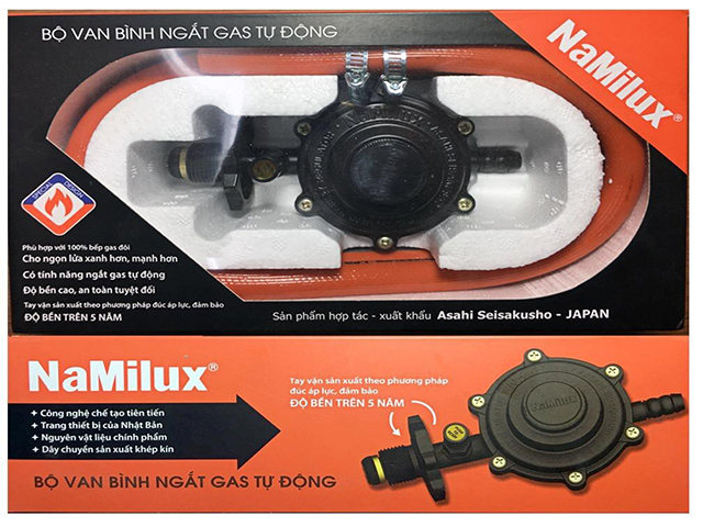 Bộ van bình ngắt gas tự động namilux na-345s-vn