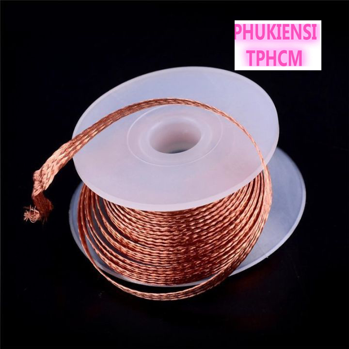 Cuộn dây đồng hút chì hàn 3.5mm (1 cuộn)