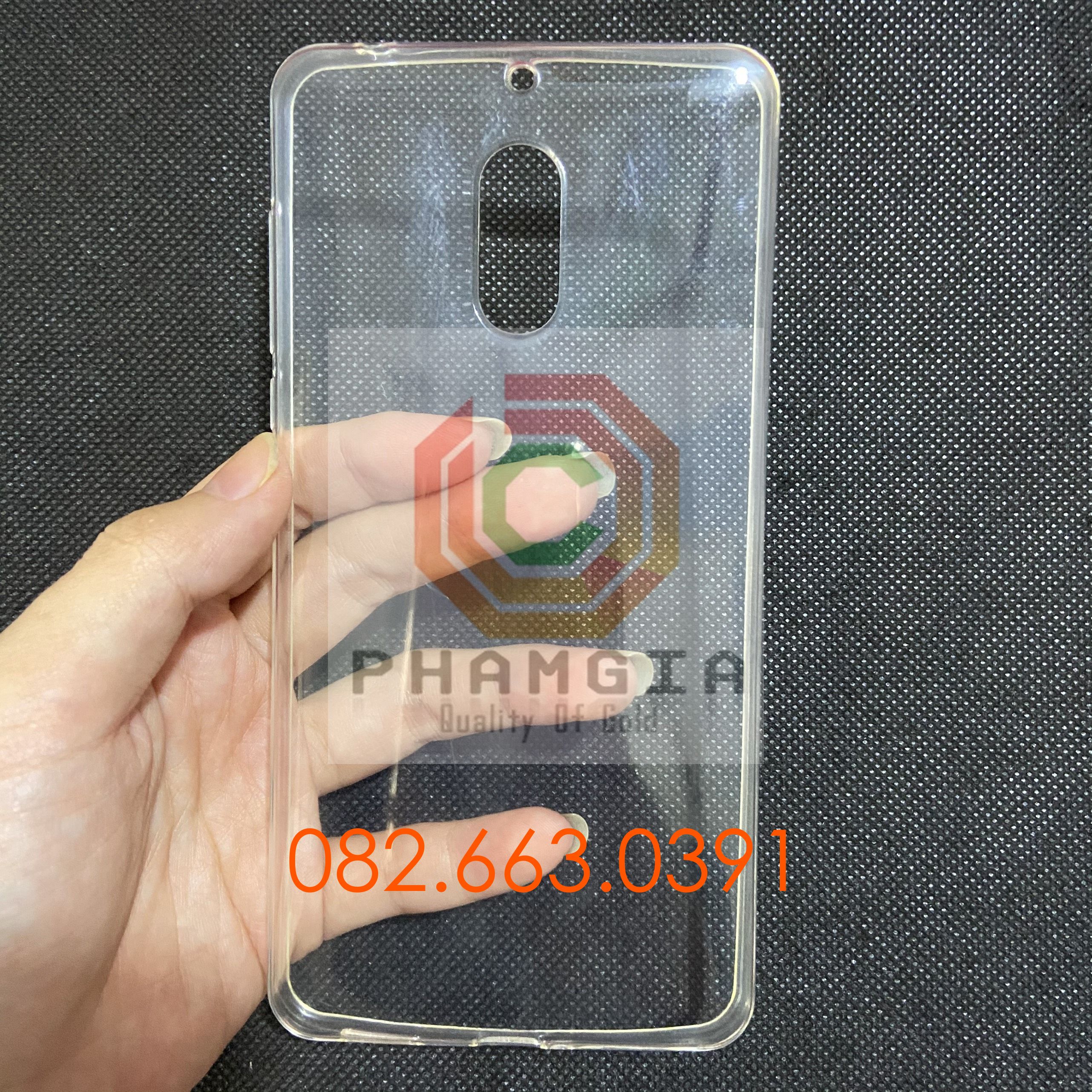 [HCM]Ốp lưng Nokia 6 dẻo trong loại dày