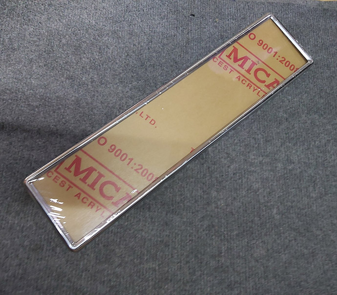 Khung Biển Số Dài Ô Tô Trước Inox Gò