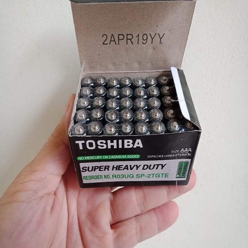 [HCM]Pin tiểu nhỏ AAA (3A) Toshiba (Combo 5 viên)