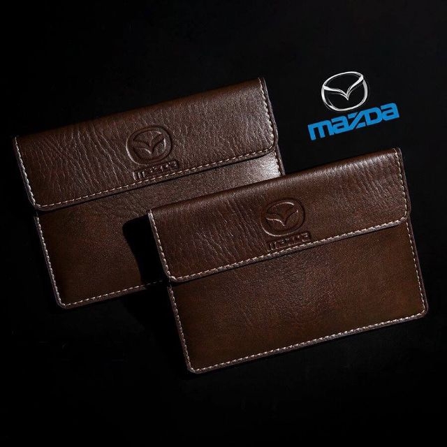 ví đựng giấy tờ xe ô tô logo hãng MAZDA