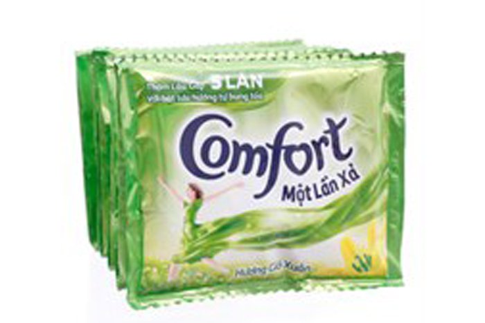 [HCM]Combo 10 Dây Nước Xả Vải Comfort 1 Lần Xả Hương Gió Xuân Dây 11 Gói X 21ml(Mẫu Mới)
