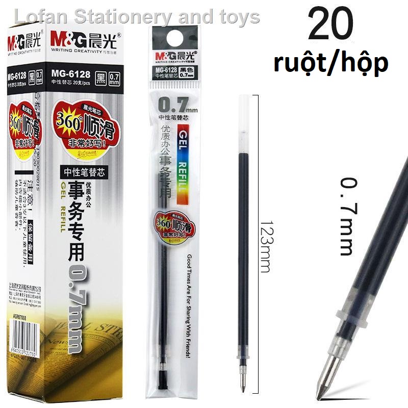 Hộp 20 ruột bút nước 0.7mm M&G - 6128
