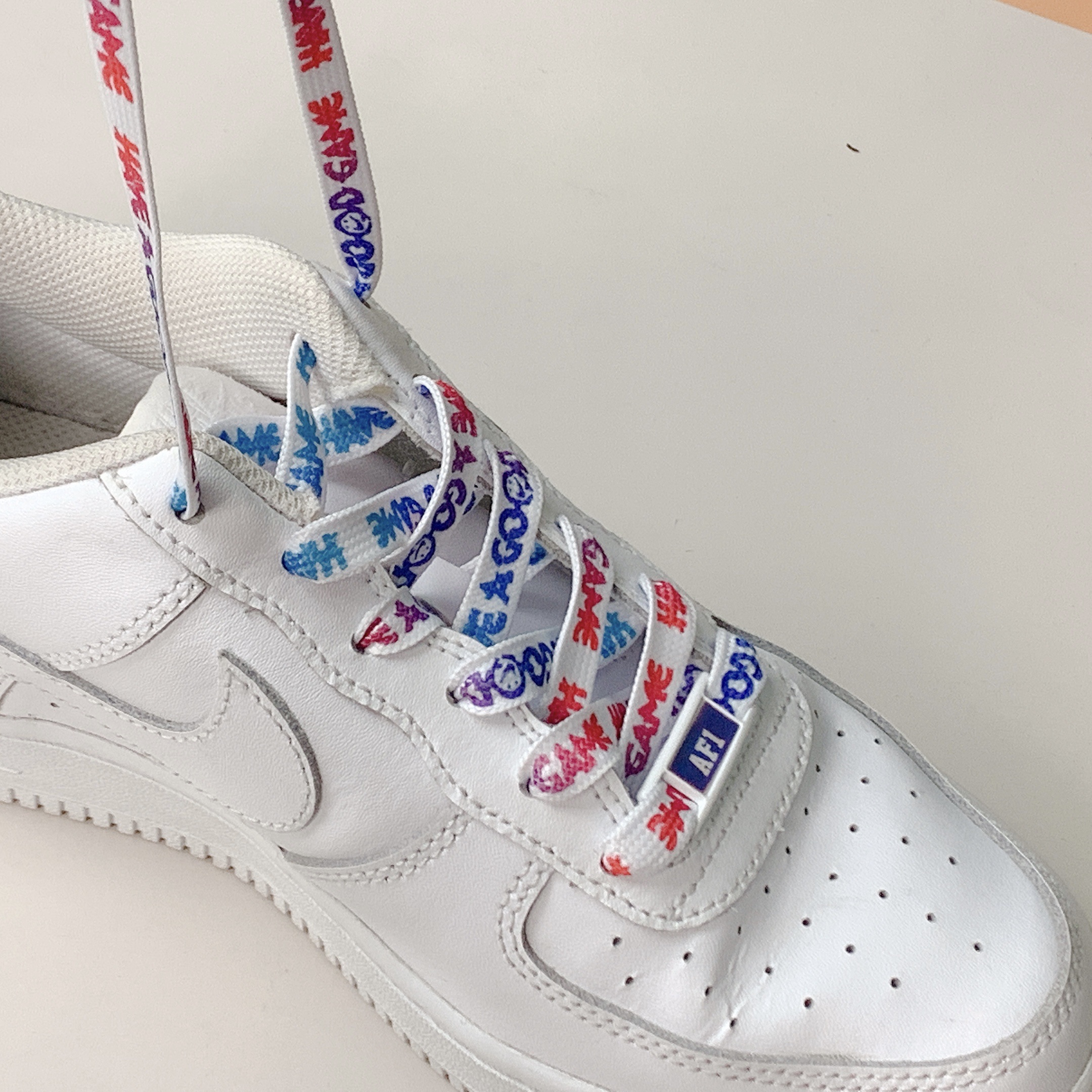 Dây Giày Custom cao cấp Cho giày Jordan, AF1.. Have A Good Game