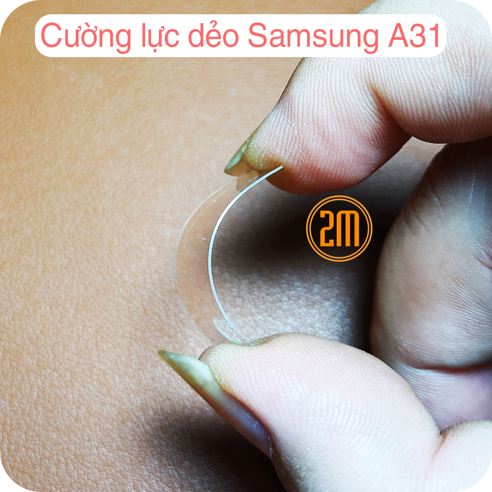 [HCM]Bộ 2 cường lực camera Samsung A31 mỏng 0.3mm
