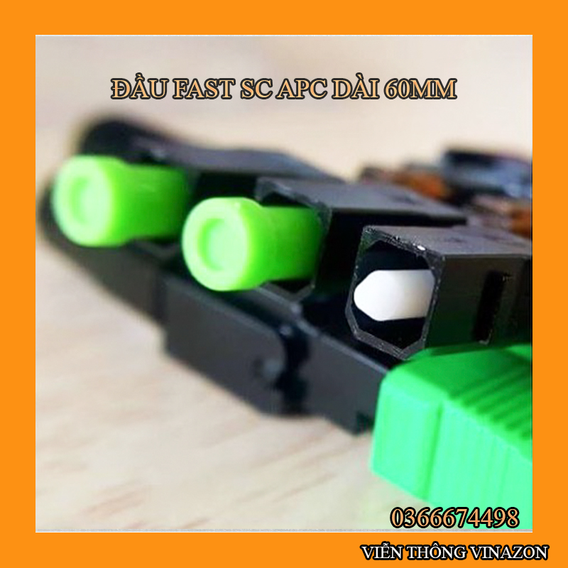 50 Đầu fast connector nối nhanh FTTH SC APC