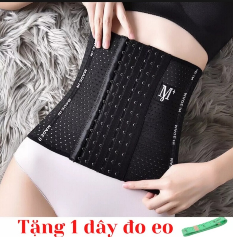 KÈM QUÀ TẶNG- Đai nịt bụng 6 nấc móc cài, đai gen bụng giảm mỡ giảm đau lưng, điều chỉnh rộng chật, thon gọn eo ngay sau khi sử dụng