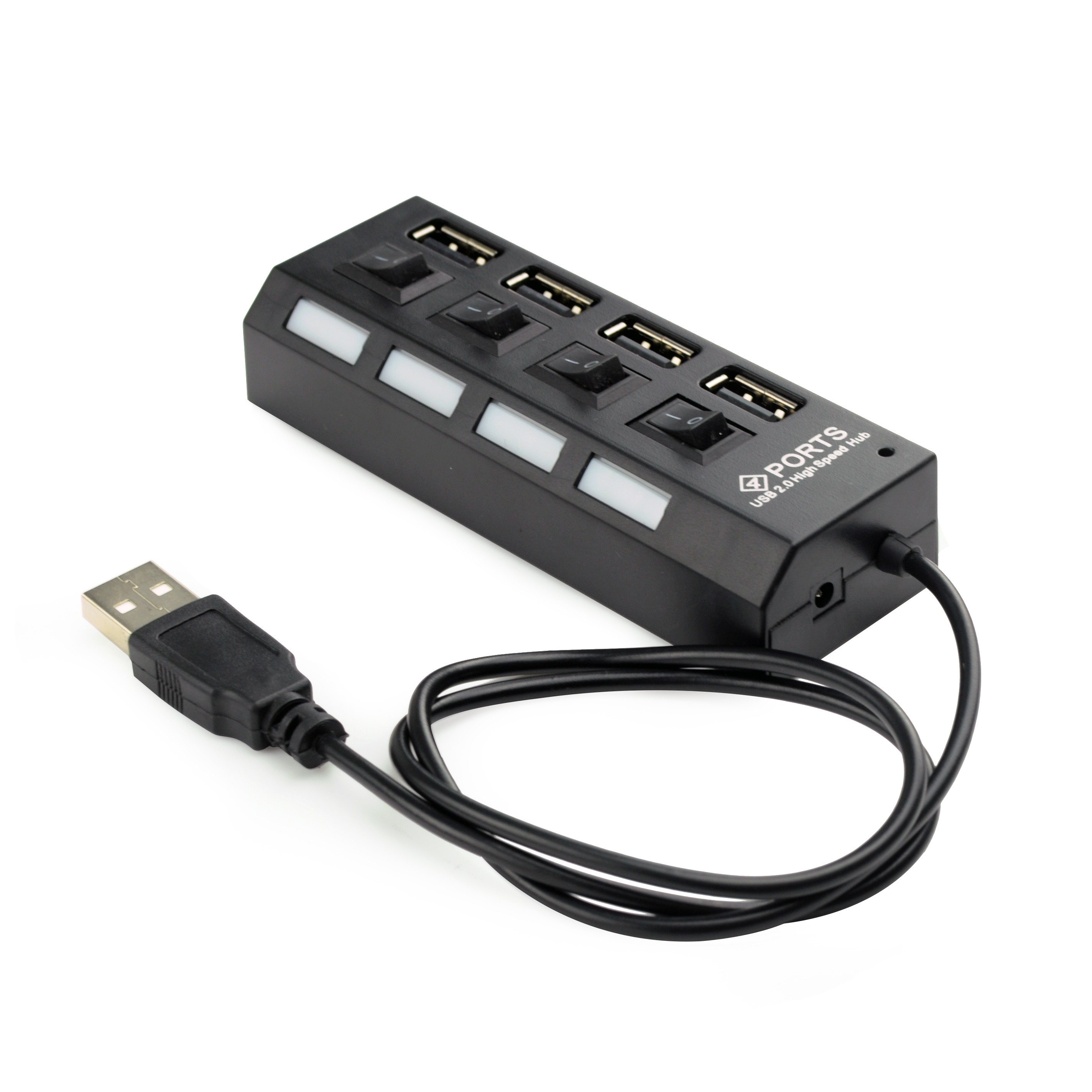 Hub Usb 4 port Có Công Tắc và đèn LED