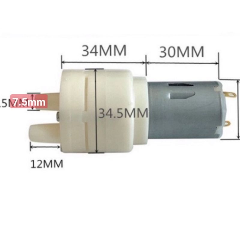 Máy bơm nước mini 3.7v 5v 6v .Làm máy rửa tay rót r.ượu..