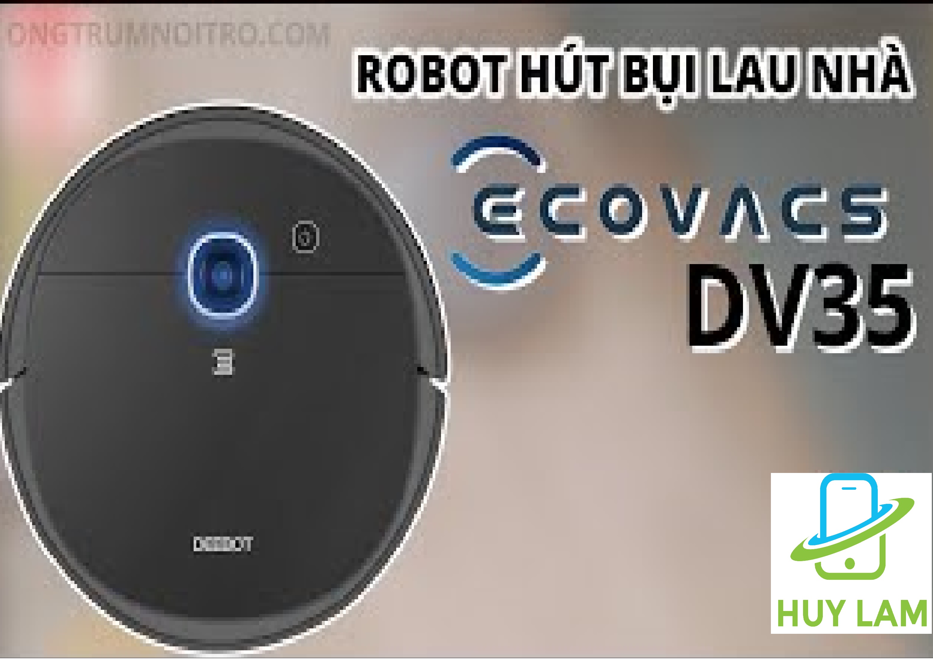 Robot Hút Bụi Lau Nhà Ecovacs DV35 (N5Go) 99%