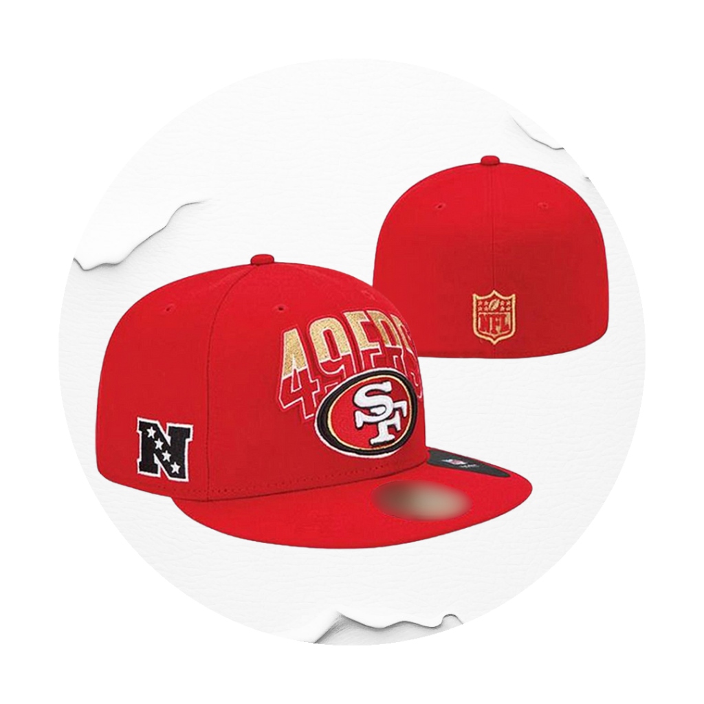 ♤ San Francisco 49ers Closed Cap High Quality Fitted Cap