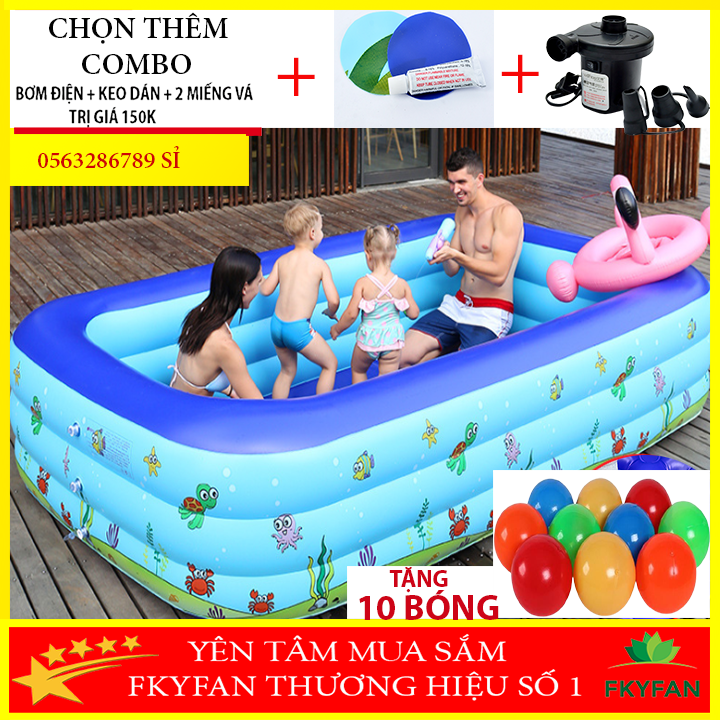 Bể phao Bơi Trẻ Em 1m2,1m3,1m5,1m8