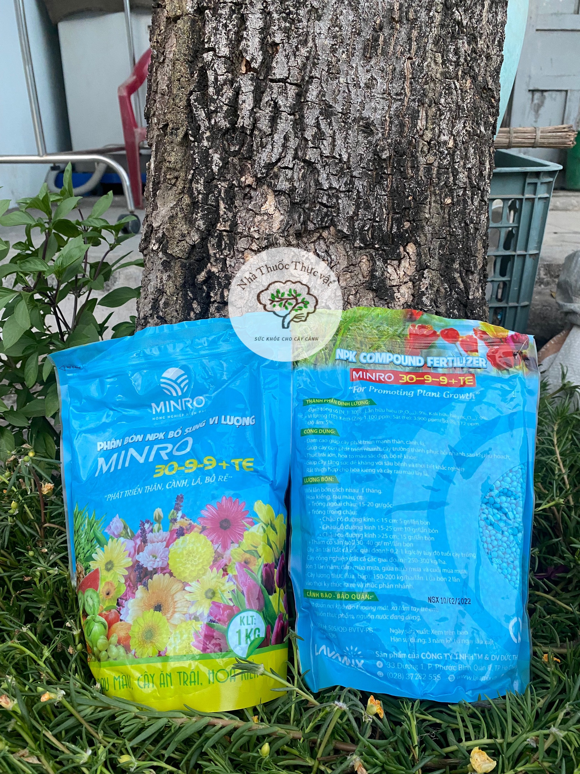 PHÂN BÓN VÔ CƠ NPK MINRO 30-9-9 gói 1kg