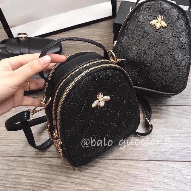 [HCM]Balo ong mini ba ngăn thời trang